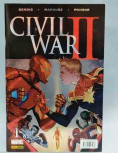 EXCELENTE ESTADO CIVIL WAR II MARVEL PANINI