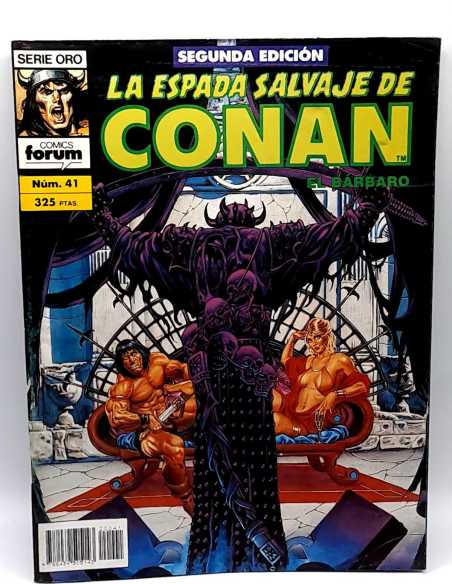 EXCELENTE ESTADO SERIE ORO LA ESPADA SALVAJE DE CONAN 41 SEGUNDA EDICION FORUM COMICS GRAPA