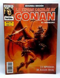 EXCELENTE ESTADO SERIE ORO LA ESPADA SALVAJE DE CONAN 34...