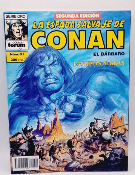 EXCELENTE ESTADO SERIE ORO LA ESPADA SALVAJE DE CONAN 31 SEGUNDA EDICION FORUM COMICS GRAPA