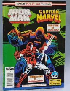 EXCELENTE ESTADO IRON MAN CAPITAN MARVEL 45 MARVEL TWO IN...