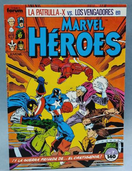 EXCELENTE ESTADO LA PATRULLA X VS LOS VENGADORES 7 VOL.1 VOL1 MARVEL HEROES FORUM