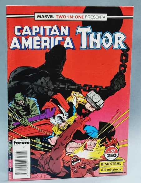 DE KIOSCO CAPITAN AMERICA THOR 57 VOL.1 VOL 1 FORUM