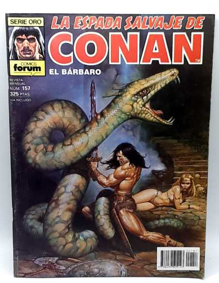 MUY BUEN ESTADO SERIE ORO LA ESPADA SALVAJE DE CONAN 157 SEGUNDA EDICION FORUM COMICS GRAPA