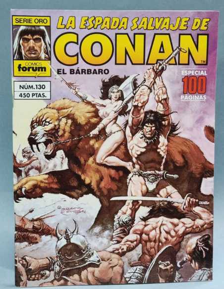 DE KIOSCO ESTADO LA ESPADA SALVAJE DE CONAN EL BARBARO 130 ESPECIAL EXTRA SERIE ORO FORUM