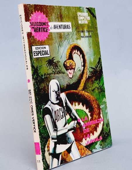 MUY BUEN ESTADO SELECCIONES VERTICE 11 FIRMA PORTADA LA AMENAZA DE LA JUNGLA
