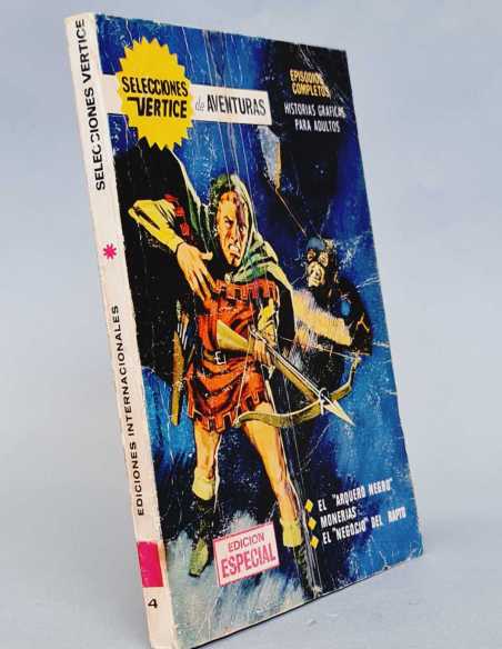 SELECCIONES VERTICE 4 EL ARQUERO NEGRO NORMAL ESTADO SIGNOS DE HUMEDAD