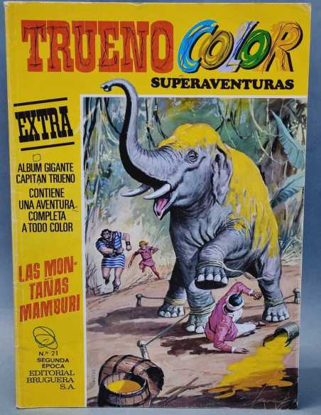 BUEN ESTADO TRUENO COLOR 21 BOLI EXTRA SUPER AVENTURAS BRUGUERA