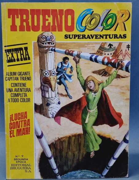 BUEN ESTADO TRUENO COLOR 9 BOLI EXTRA SUPER AVENTURAS FEBRERO 1976 BRUGUERA
