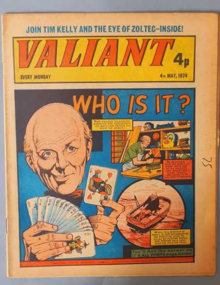 PRIMERAS APARICIONES VALIANT KELLY HERMANOS WILD VERTICE 1974 FLEETWAY UK ORIGINAL EXCELENTE ESTADO