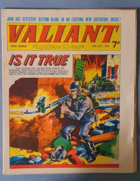 PRIMERAS APARICIONES VALIANT MYTEK KELLY HERMANOS WILD VERTICE 1969 FLEETWAY UK ORIGINAL EXCELENTE