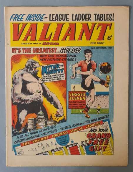 PRIMERAS APARICIONES VALIANT MYTEK HERMANOS WILD VERTICE 1964 FLEETWAY UK ORIGINAL EXCELENTE ESTADO