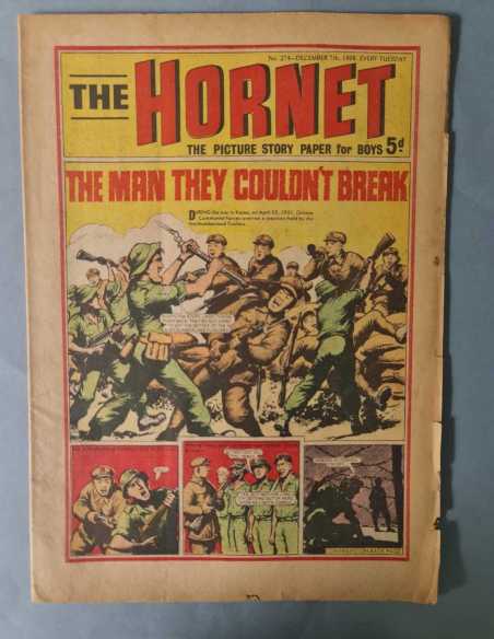 PRIMERAS APARICIONES HORNET VERTICE DECEMBER 1968 UK FLEETWAY ORIGINAL MUY BUEN