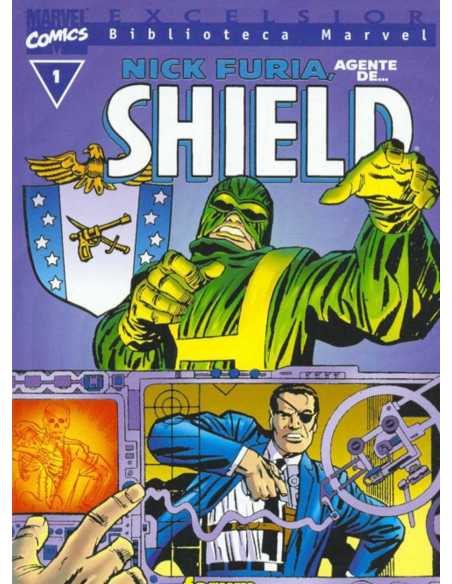 EXCELENTE ESTADO BIBLIOTECA NICK FURIA AGENTE DE SHIELD MARVEL FORUM COMICS
