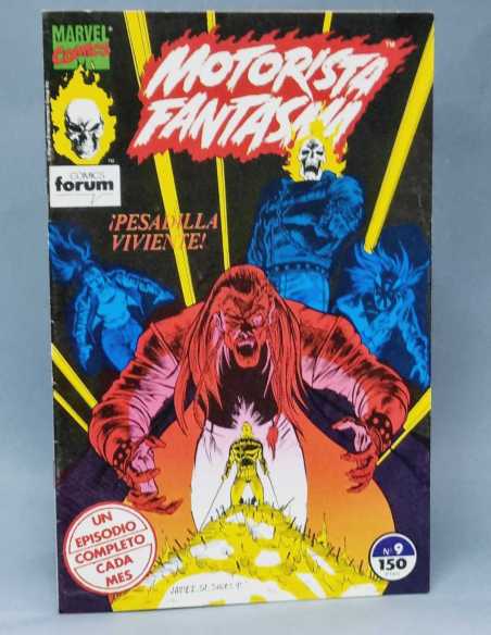 EXCELENTE ESTADO MOTORISTA FANTASMA 9 GRAPA MARVEL COMICS FORUM