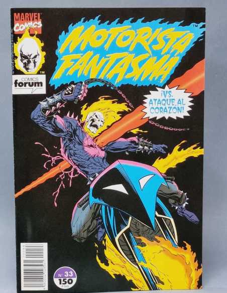EXCELENTE ESTADO MOTORISTA FANTASMA 33 GRAPA MARVEL COMICS FORUM