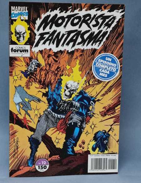 EXCELENTE ESTADO MOTORISTA FANTASMA 12 GRAPA MARVEL COMICS FORUM