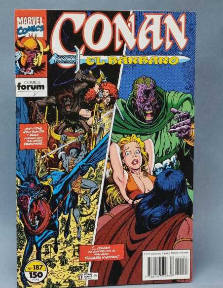EXCELENTE ESTADO CONAN EL BARBARO 187 VOL1 VOL.1 MARVEL COMICS FORUM