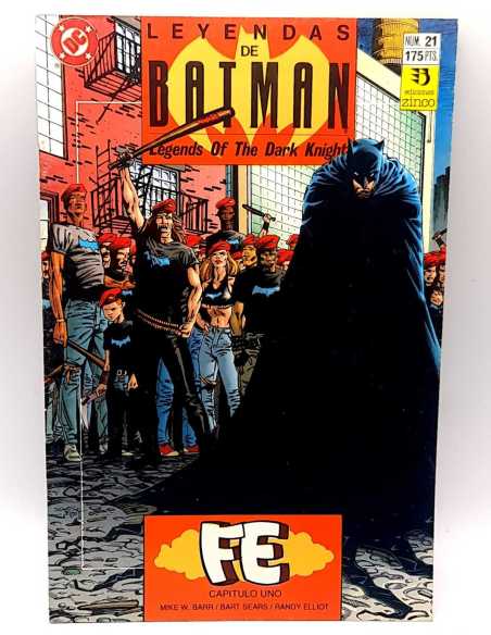 EXCELENTE ESTADO LEYENDAS DE BATMAN 21 FE ZINCO DC COMICS