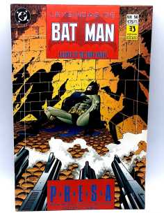 EXCELENTE ESTADO LEYENDAS DE BATMAN 14 PRESA ZINCO DC COMICS