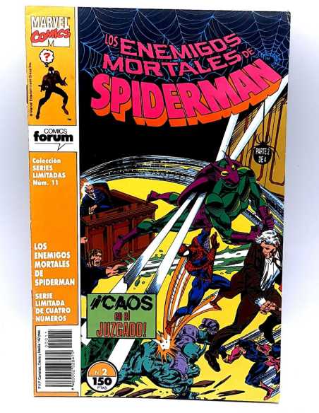 EXCELENTE ESTADO LOS ENEMIGOS MORTALES DE SPIDERMAN 11 FORUM COMICS GRAPA