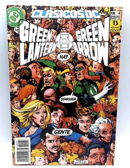EXCELENTE ESTADO CLASICOS DC 4 GREEN LANTERN GREEN ARROW ZINCO GRAPA