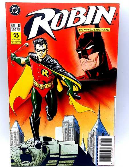 EXCELENTE ESTADO ROBIN 8 ZINCO DC COMICS GRAPA