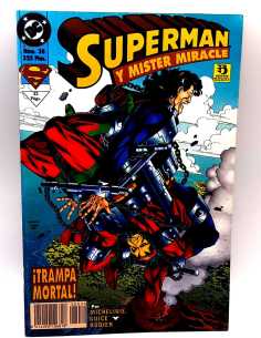 EXCELENTE ESTADO SUPERMAN Y MISTER MIRACLE 30 ZINCO DC...