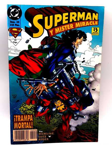 EXCELENTE ESTADO SUPERMAN Y MISTER MIRACLE 30 ZINCO DC COMICS GRAPA