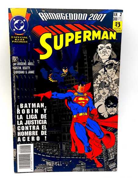 EXCELENTE ESTADO ARMAGEDDON 2001 SUPERMAN 2 DC COMICS GRAPA