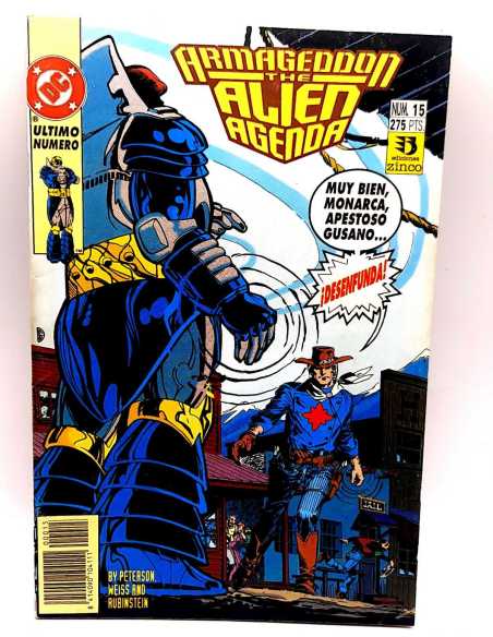 EXCELENTE ESTADO ARMAGEDDON 2001 THE ALIEN AGENDA 15 ZINCO DC GRAPA