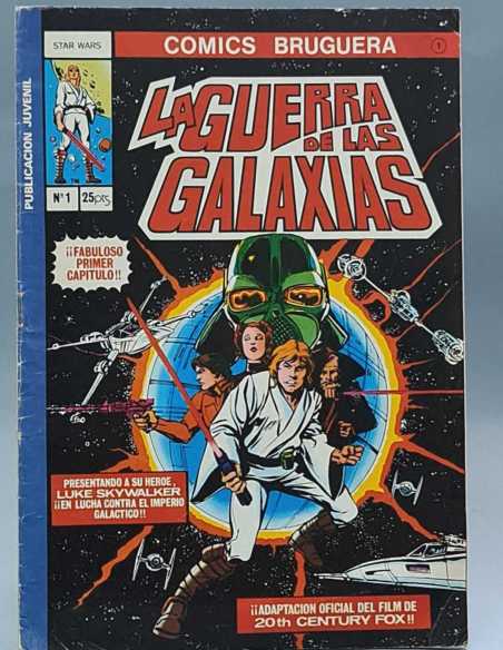 MUY BUEN ESTADO LA GUERRA DE LAS GALAXIAS 1 STAR WARS COMICS BRUGUERA