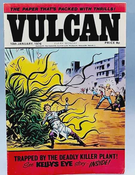 EXCELENTE ESTADO VULCAN 10 ENERO 1976 MYTEK ZARPA ARCHIE KELLY FLEETWAY VERTICE
