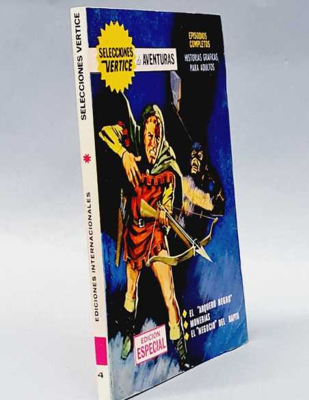 EXCELENTE ESTADO SELECCIONES VERTICE 4 EL ARQUERO NEGRO TACO EDICIONES VERTICE