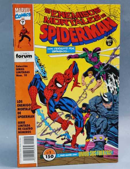 CASI EXCELENTE LOS ENEMIGOS MORTALES DE SPIDERMAN 1 VOL.1 VOL1 MARVEL COMICS FORUM