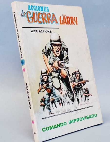 EXCELENTE ESTADO ACCIONES DE GUERRA 4 COMANDO IMPROVISADO TACO EDICIONES VERTICE