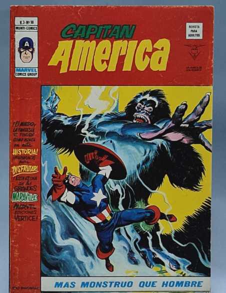 MUY BUEN ESTADO CAPITAN AMERICA 18 MAS MONSTRUO QUE HOMBRE VOL3 VOL.3 EDICIONES VERTICE