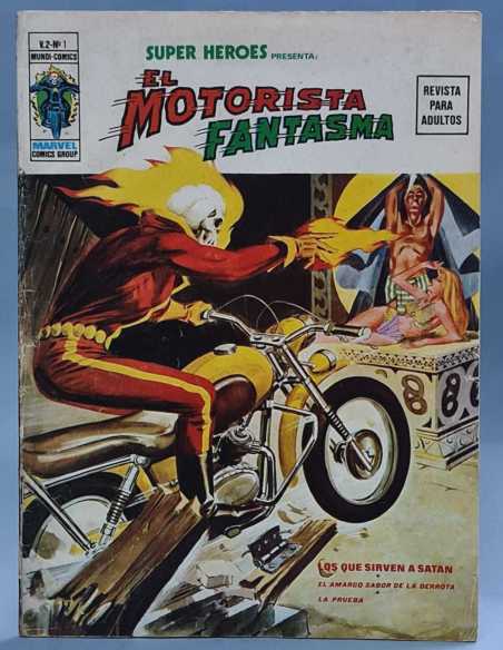BUEN ESTADO SUPER HEROES 1 VOL2 VOL.2 LOS QUE SIRVEN A SATAN EL MOTORISTA FANTASMA VERTICE