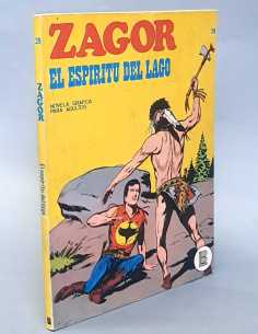 CASI EXCELENTE ESTADO ZAGOR 29 EL ESPIRITU DEL LAGO BURU-LAN