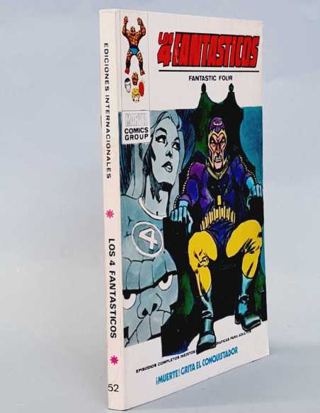 EXCELENTE ESTADO LOS 4 FANTASTICOS 52 MUERTE GRITA AL CONQUISTADOR MARVEL TACO EDICIONES VERTICE
