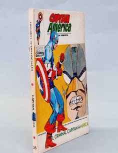 BUEN ESTADO CAPITAN AMERICA 35 EL CRIMINAL MARVEL TACO...