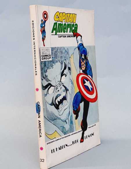 MUY BUEN ESTADO CAPITAN AMERICA 32 EL HALCÓN LOBO HUMANO MARVEL TACO EDICIONES VERTICE