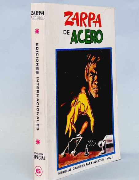 CASI EXCELENTE ESTADO ZARPA DE ACERO 6 EDICION ESPECIAL TACO EDICIONES INTERNACIONALES VERTICE