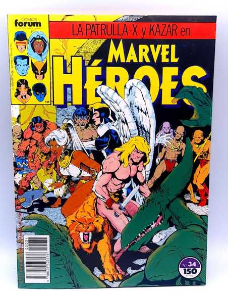 EXCELENTE ESTADO MARVEL HEROES 34 FORUM COMICS GRAPA