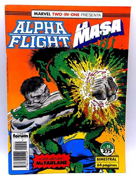 EXCELENTE ESTADO ALPHA FLIGHT 51 VOL1 MARVEL TWO-IN-ON FORUM COMICS GRAPA VOL.1