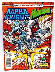 EXCELENTE ESTADO ALPHA FLIGHT 49 VOL1 MARVEL TWO-IN-ON...