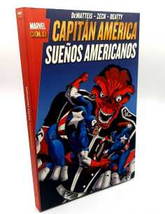 CASI EXCELENTE ESTADO MARVEL GOLD CAPITAN AMERICA SUEÑOS...