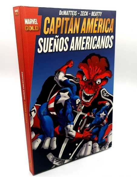CASI EXCELENTE ESTADO MARVEL GOLD CAPITAN AMERICA SUEÑOS AMERICANOS PANINI TOMO