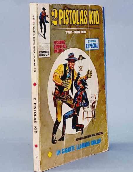 2 PISTOLAS KID 7 UN GIGANTE LLAMADO GOLIAT TACO NORMAL ESTADO EDICIONES VERTICE