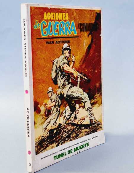 ACCIONES DE GUERRA 3 TUNEL DE MUERTE TACO NORMAL ESTADO EDICIONES VERTICE